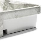 Cuba De Banheiro Louça Semi Encaixe 48 Cm (sicília Mármore Gr