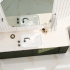 Cuba De Banheiro Louça Sobrepor Com Mesa Lateral 55 Cm (toulo