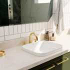 Cuba De Banheiro Louça Sobrepor Retangular 43 Cm (foggia Bran