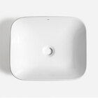 Cuba De Banheiro Louça Sobrepor Retangular 43 Cm (foggia Bran