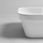 Cuba De Banheiro Louça Sobrepor Retangular 43 Cm (foggia Bran