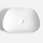 Cuba De Banheiro Louça Sobrepor Trapézio 57 Cm (vigo Branca)