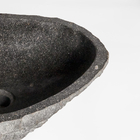 Cuba De Banheiro Pedra Vulcânica Rústica Apoio Até 50 Cm (jaw