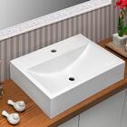 Cuba de Banheiro Retangular Inspira Branca