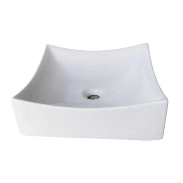 Cuba De Cerâmica Para Banheiro/lavabo 40x40x12 Cm