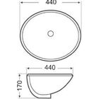 Cuba De Cerâmica Para Banheiro Redonda Embutir Guimmis.casa