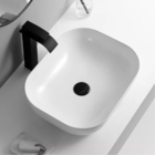 Cuba De Cerâmica Para Banheiro Sobrepor Deend Oval 46x33cm