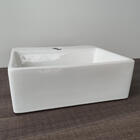 Cuba De Cerâmica Retangular 29,5cmx34cm Pia Banheiro Lavabo E