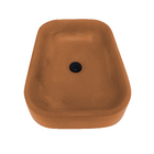 Cuba De Concreto - Banheiro Lavabo Pia De Sobrepor Retangular