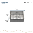 Cuba De Cozinha 54 Cm
