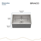 Cuba De Cozinha 67cm