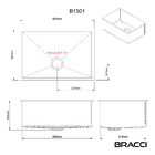 Cuba De Cozinha 67cm