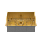 Cuba De Cozinha 67cm Dourado Escovado