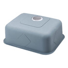 Cuba De Cozinha Aço Inox 1mm Escovado C116 58,6x45,7x20,3 Cm