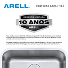 Cuba De Cozinha Aço Inox 1mm Escovado C116 58,6x45,7x20,3 Cm