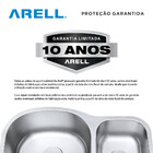 Cuba De Cozinha Aço Inox 1mm Escovado C203 80x52,1x22,9 Cm