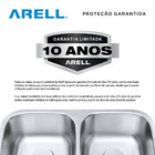 Cuba De Cozinha De Aço Inox 1mm Escovado C202 82x47x22,9 Cm