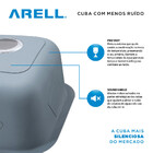 Cuba De Cozinha De Aço Inox 1mm Escovado C202 82x47x22,9 Cm