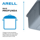 Cuba De Cozinha De Aço Inox 1mm Escovado F102 50x45x20 Cm