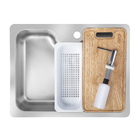 Cuba de Cozinha Dupla 54,5x41,5cm Fosca Aço Inox Franke