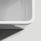 Cuba De Cozinha Em Louça 61x25,4cm Lucca Bela Metais Branca