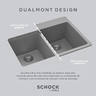 Cuba De Cozinha Em Quartzo Schock By Arell 101e