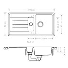 Cuba De Cozinha Em Quartzo Schock By Arell 203e