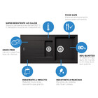 Cuba De Cozinha Em Quartzo Schock By Arell 203e