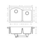 Cuba De Cozinha Em Quartzo Schock By Arell 204