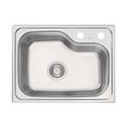 Cuba para Cozinha Simples de Embutir em Aço Inox 304 Acetinado Retangular 55x42x19cm 0,8mm 4.1/2" Prime Tramontina