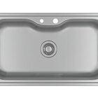 Cuba De Cozinha Facile Deca Inox Retangular Com Deck E Acessó