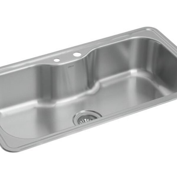 Cuba De Cozinha Facile Deca Inox Retangular Com Deck E Acessó