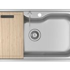 Cuba De Cozinha Facile Deca Inox Retangular Com Deck E Acessó