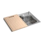 Cuba De Cozinha Facile Deca Inox Retangular Com Deck E Acessó