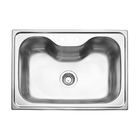 Cuba de Cozinha Gourmet de Embutir em Aço Escovado Retangular 68,5x48,5x20,3cm 0,8mm 4.1/2" Prime Tramontina