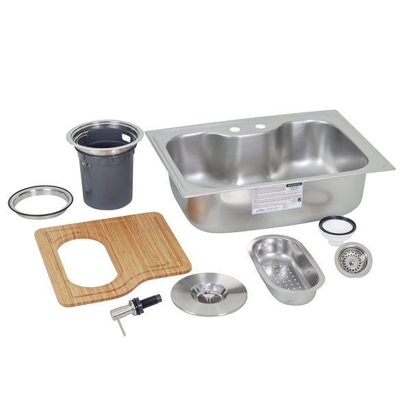 Cuba de Cozinha Gourmet 69x49,5x20,3 Acessórios Aço Inox 304 Fosco Morgana Tramontina
