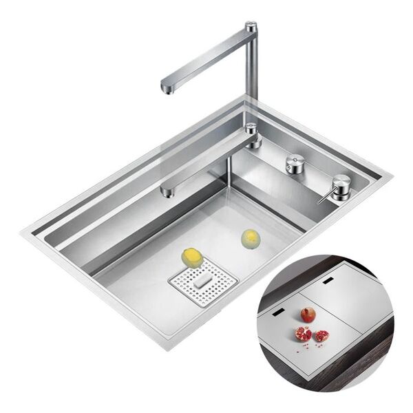 Cuba De Cozinha Hide Com Torneira Purificador Cuba Luxo