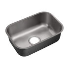 Cuba De Cozinha Inox Retangular 50x34 Cm (fuji cinza Fosca)