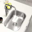 Cuba De Cozinha Inox Retangular 50x34 Cm (fuji Escovada)