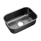Cuba De Cozinha Inox Retangular 50x34 Cm (Fuji Grafite Fosca)