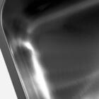 Cuba De Cozinha Inox Retangular 50x34 Cm (fuji Preta Fosca)