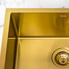 Cuba De Cozinha Inox Retangular 54x41 Cm (kyoto Dourada)