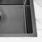 Cuba De Cozinha Inox Retangular 54x41 Cm (kyoto Preta)