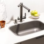 Cuba De Cozinha Inox Retangular 59x37 Cm (miura Cinza Fosca)