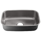 Cuba De Cozinha Inox Retangular 59x37 Cm (miura Cinza Fosca)