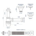 Cuba De Cozinha Inox Retangular 59x37 Cm Miura Bela Metais Pr