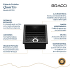 Cuba De Cozinha Quartzo 45cm