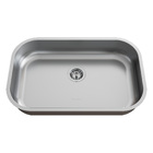 Cuba de Cozinha Simples de Embutir em Aço Inox Brilhante Retangular 56x35x11cm 3.1/2 Ghel Plus