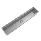 Cuba de Cozinha Simples de Embutir em Aço Inox Escovado Retangular 91x16,4x12cm 4.1/2 Ghel Plus