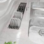 Cuba de Cozinha Simples de Embutir em Aço Inox Escovado Retangular 91x16,4x12cm 4.1/2 Ghel Plus